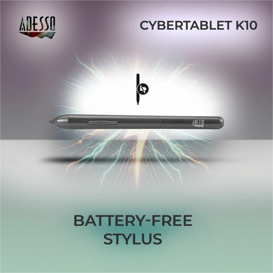 Adesso 10" x 6" Graphic Tablet (cybertabletk10) - Image 3 of 4
