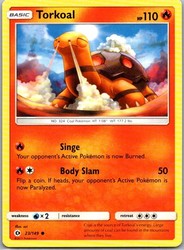 Torkoal 23/149 Sun & Moon Base Set Common