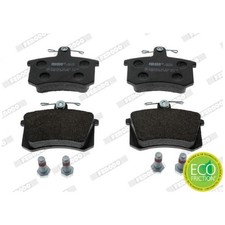 Satz Bremsbeläge Bremsklötze hinten für Audi B2 81 B3 89 8G7 Quattro 85 | 242