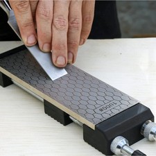 8" Diamond Sharpening Stone 400/1000 Grit &ndash; Flat, Durable, Low Maintenance