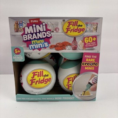 ZURU Mini Brands - Fill the Fridge Mini Minis - Lot Of 8- NEW - Sealed Mystery