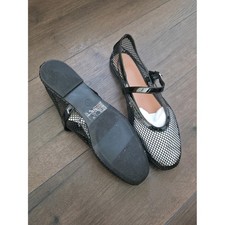 A New Day Black Mesh Mary Jane Flats - Sleek Women's Shoes