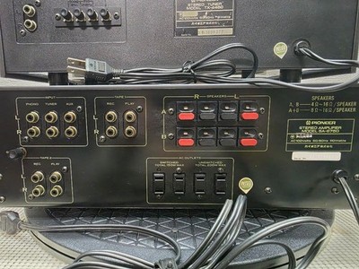 Pioneer SA-6750 Amplifier + TX-4450 Tuner Vintage Hi-Fi Silver