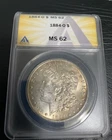 1884-O Morgan Silver Dollar certified ANACS MS-62 Some Toning!