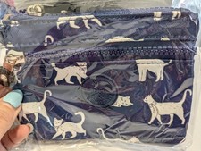New purse Air Supreme, cat design purse, navy purse, birthday gifts, cat lover.