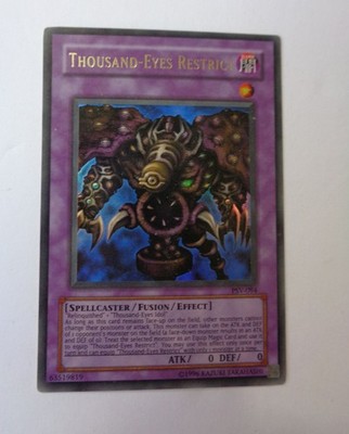 Thousand-Eyes Restrict (PSV-084, Ultra Rare, Lightly Played / LP) Yugioh