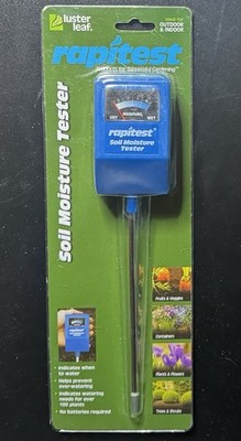 Luster Leaf Rapitest Soil Moisture Tester Indoor/Outdoor