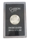 1885 GSA Holder Carson City Mint Uncirculated Morgan Dollar With Box And COA