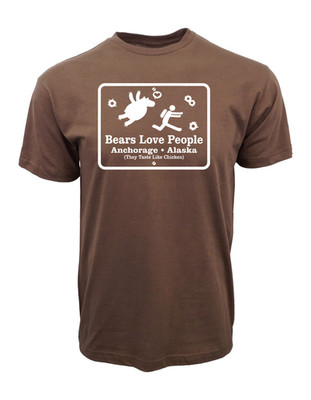 Bears Love People Anchorage Alaska  Graphic T shirt