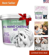 Family XL Hand Casting Kit - Safe, Fun Craft for Creating Cherished Memories
