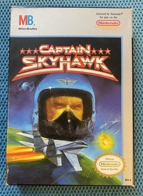 Captain Skyhawk NES Nintendo CIB Caja Completa Manual Espuma Carro Sello 11