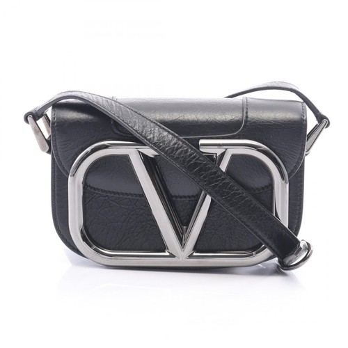 Valentino Garavani Valentino Garavani Super VEE Shoulder Bag Leather Women's Bla