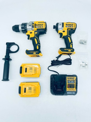 #ad DEWALT DCK299P2 20V MAX XR Brushless Drill Combo Kit 2 Tool 5.0Ah NIB $309.95