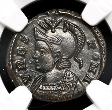 Città commemorativa. AD 330-333. Æ, VRBS ROMA, Fondazione di Roma, NGC AU