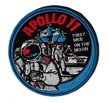 Kellogg's cereal premium NASA Apollo 11 moon landing embroidered space patch