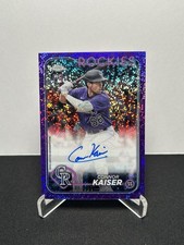2024 Topps Chrome Connor Kaiser Auto #RA-CK Purple Speckle Refractor /299