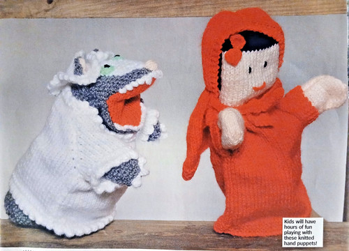 Strickanleitung**ROTKÄPPCHEN & OMA/GROSSER BÖSER WOLF**Handpuppen