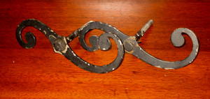 1 Pair of "S" Shaped Vintage Shutter Dogs Metal Antiqu  (8 prs. available)