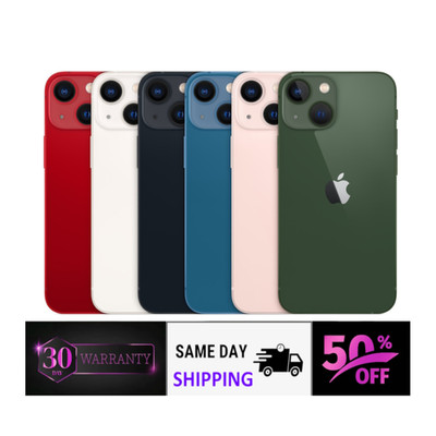 Apple iPhone 13 128GB Unlocked 5G - Black, Green, Pink - Free Shipping!