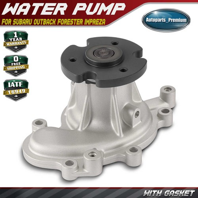 #ad #ad Engine Water Pump w Gasket for Subaru Outback 20 25 Forester Impreza Crosstrek $37.99