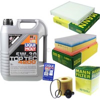 Mann Inspektionspaket 5L Liqui Moly Top Tec 4200 5W-30 FüR Toyota Yaris 1.4 D-4D