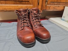 Wolverine Mens Marquette Steel-Toe 6" Work Boots Size 10.5