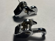 64-66 Oem Gm Pontiac Convertible Top Latch Chrome Knuckles W Hooks 64-66 Oem Gm Pontiac Convertible Top Latch Chrome Knuckles W Hooks
