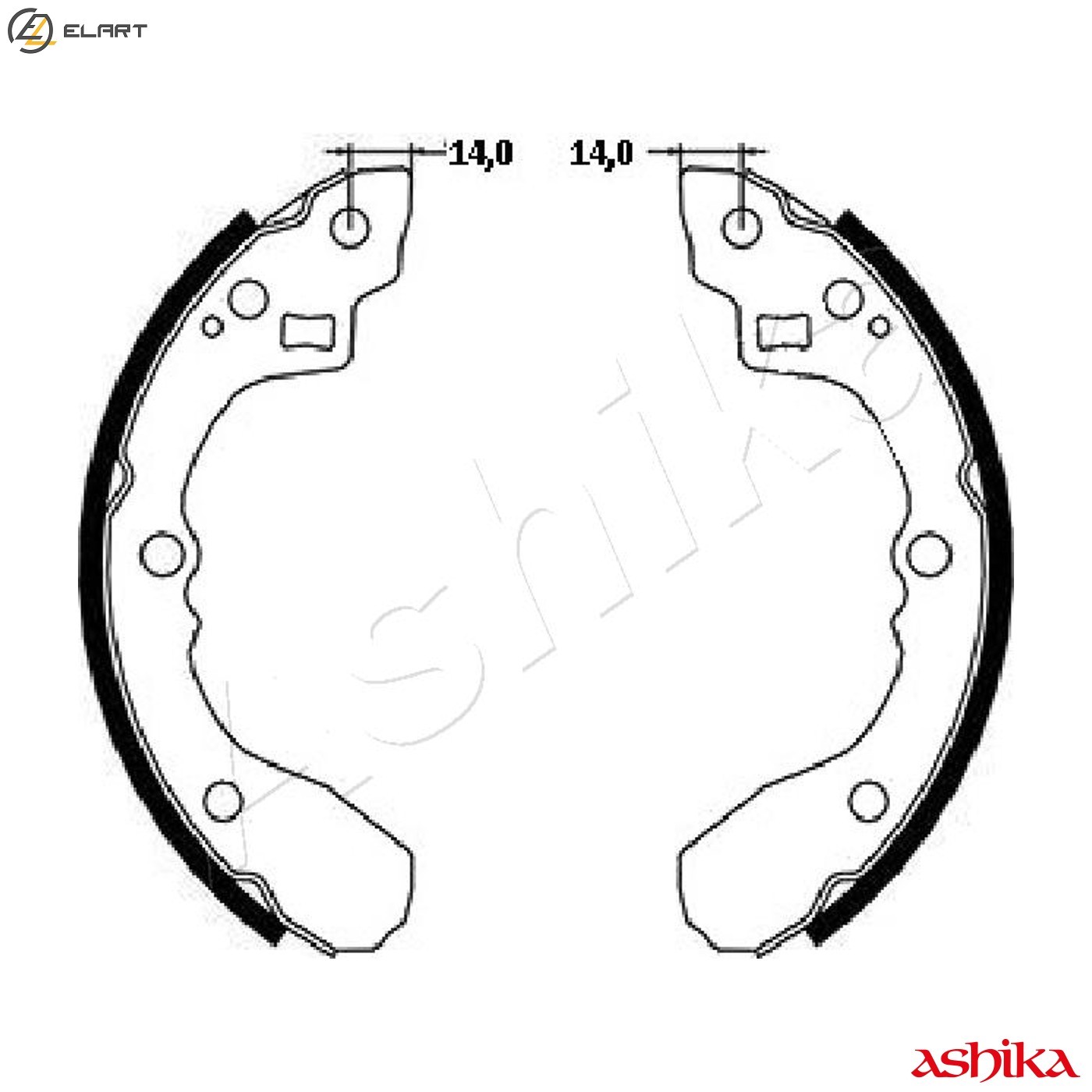 BRAKE SHOE SET 55-03-398 FOR KIA SEPHIA MENTOR/SHUMA T8/TED/TP 1.8L BFD 1.5L