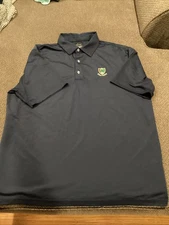 Pine Valley Golf Greg Norman Golf Polo Mens L Excellent Condition 