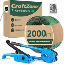Banding Strapping Kit Pallet Strapping Kit with Tensioner Tool Heavy Duty Ba