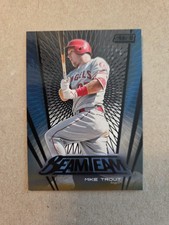2017 Topps Stadium Club - Beam Team Mike Trout #BT-MT Black Foil /99