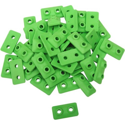 Fast-Trac Extra Large Backer Plates - Green - Twin - 48/Pack 512-48