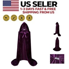 Versatile Adult Hooded Cape - Ideal for Halloween, Pagan  Fancy Dress Events