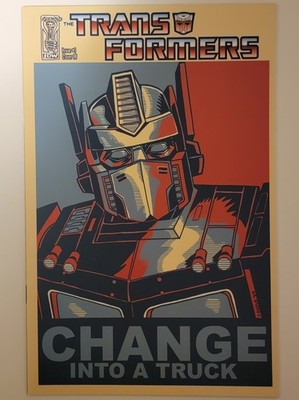 Transformers (2009) 1 - Change Into A Truck Tim Doyle Obama Retailer Incentive 