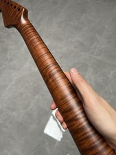 AAAAA Stainless Rosewood 22Fret Roasting flame maple electric guitar neck 25.5in