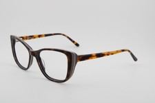 NICOLE MILLER STUDIO NMS16 COL10 BROWN TORTOISE EYEGLASSES FRAMESWOMEN 53-17-140