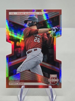 2023 Panini Elite Extra Edtion Prime Numbers Red Die Cut /200 Ryan Lasko A's 131