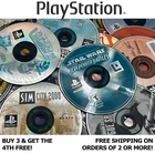 Loose PS1 Games: Buy 3 & Get 1 FREE!