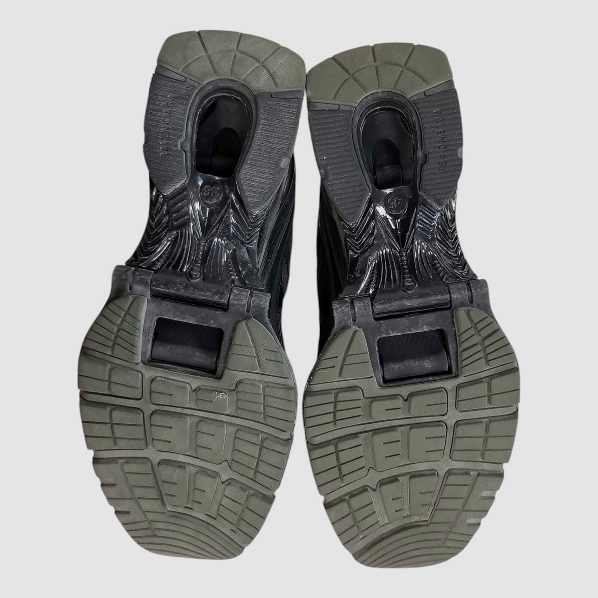 Balenciaga Men Gray Orange Xpander Suspended Heel Sneakers Shoes Size 46 Hike sandal sneaker main image 2
