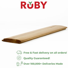 Loglap Treated Redwood 119mm x 21mm Ruby Cladding Boards