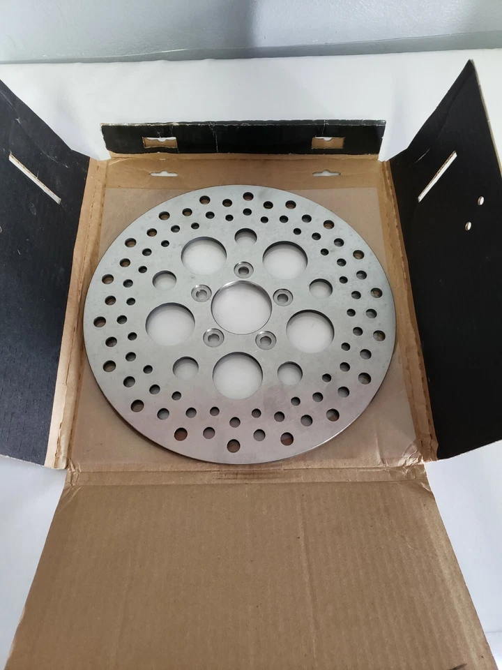 Rotor delantero Harley Davidson acabado satinado FX Softail 81-up NOS 58607 Foto 2 de 3