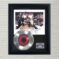 Styx "Dont Let It End" Framed Silver Reproduction Signed Record Display