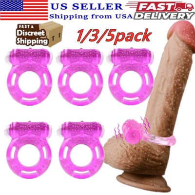 Men Penis Cock Ring Vibrator G-spot Dildo Massager Sex Toys For Men Couple  Adult | eBay