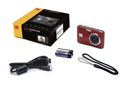 Kodak PIXPRO FZ45 Digital Camera (Red) + Accessories! | eBay