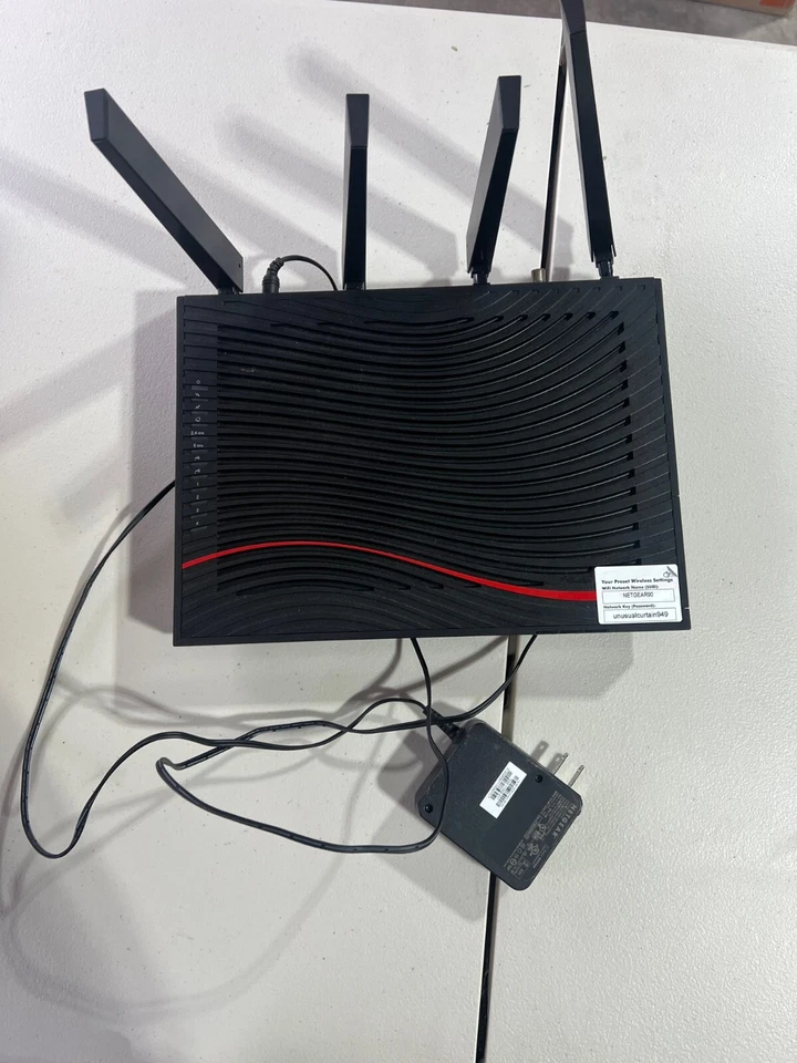 Netgear Nighthawk C7800 Wifi Router+Modem (up to 1000Mbps) - Image 2 of 4