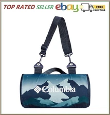Columbia Outdoor Waterproof Blanket with Carry Strap, 72” x 72” Multiple Colors