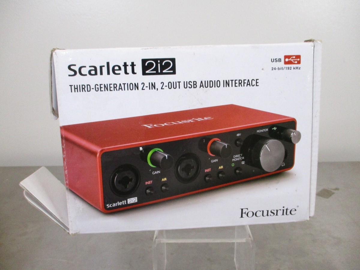 Focusrite Scarlett 2i2 3rd Gen. 2-Channel USB Audio