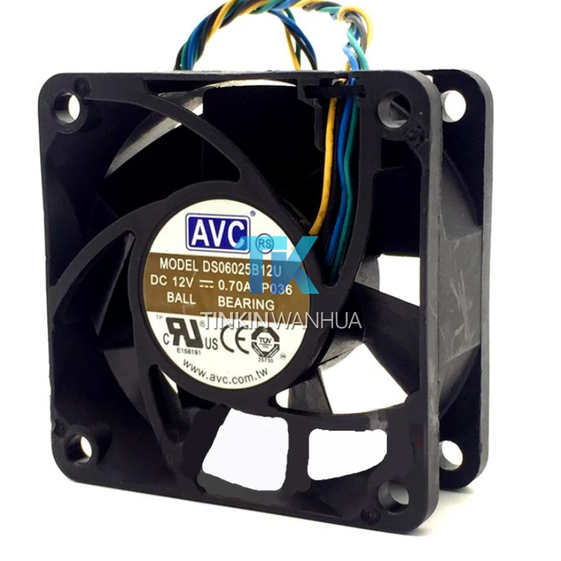 AVC 6025 Fan  for CPU  60*60*25mm 12V 0.70A 4pin   DS06025B12U - Image 3 of 4