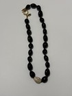 Nolan Miller Black Stone With Crystals 8in