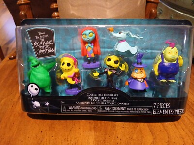 Disney The Nightmare Before Christmas Collectible , 2-inch Figurines 7 Pieces